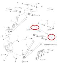 Втулки рычагов Polaris AT-04354