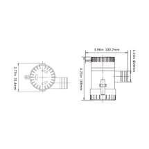 Насос осушительный 1100GPH 01 Series 12В