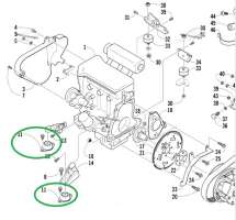 Опора (подушка) двигателя Arctic Cat SM-09137