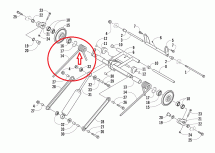 Пружина задней подвески правая Arctic Cat BС 1704-842