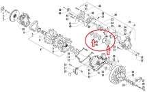 Подшипник приводного вала ArcticCat Z1 аналог (2602-131)