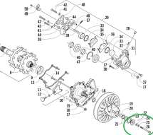 Болт ведомого вариатора ArcticCat 1623-572(570xt\Z1)