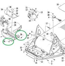 Втулка подрамника нижнего рычага Arctic Cat 570хт\Z1 0605-763
