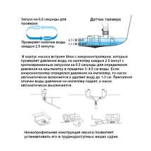 Насос осушительный низкопрофильный автоматический 800GPH 14B Series 12В, (датчик времени)