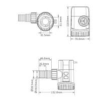 Насос осушительный 800GPH 13A Series 12В