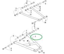 Рычаг передний нижний Arctic Cat Z1 и 570хt