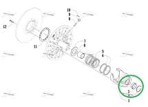 Втулка хеликса ведомого вариатора Arctic Cat 0648-009