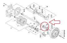 Подшипник вала вариатора Arctic Cat 1602-099 (2001-2008)