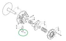 Шайба грузика вариатора Arctic Cat 0646-101