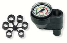 Манометр на давление до 1 bar с комплектом переходников