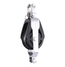 Блок одношкивный двухобушковый Deluxe 38мм