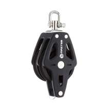 Блок двухшкивный двухобушковый вертлюжный 72мм