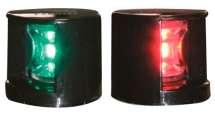 Огни бортовые светодиодные 38х55 мм, черный корпус
