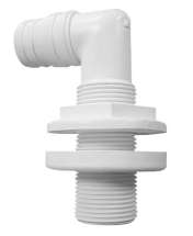 Разъем водосброса угловой под шланг 26/29 мм