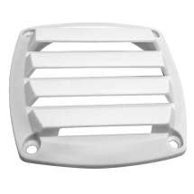 Крышка вентиляции пластмассовая квадратная 85х85мм, белая