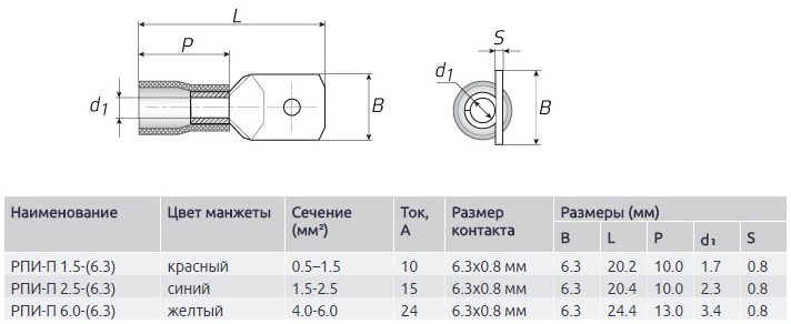 Разъем плоский изолированный (папа) 1.5-7-0.8 (100 шт)