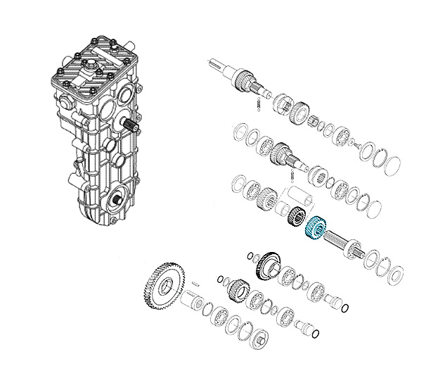 Шестерня КПП снегохода BRP 156051-29