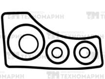 Комплект прокладок для угловых колонок Bravo 18-2615