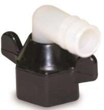 Переходник угловой резьба-"елочка" под шланг 19 мм