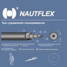 Трос управления газом/реверсом Nautflex M60AA 12 (C5 12), 1 шт