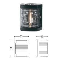 Огонь топовый 75х63х53 мм черный корпус