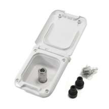 Внешний вывод в боксе с быстросъемным штуцером 1/2" SUNFINE, белый