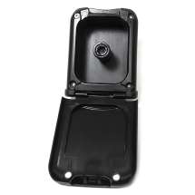 Внешний вывод в боксе с быстросъемным штуцером 1/2" SUNFINE, черный