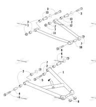 Втулка переднего нижнего рычага Arctic Cat 2603-543