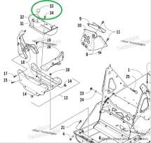 Демпфер глушителя Arctic Cat 0612-111
