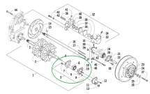 Подшипник приводного вала ArcicCat 660\660t в сборе 0702-567