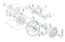 Подшипник приводного вала ArcicCat 660\660t в сборе 0702-476